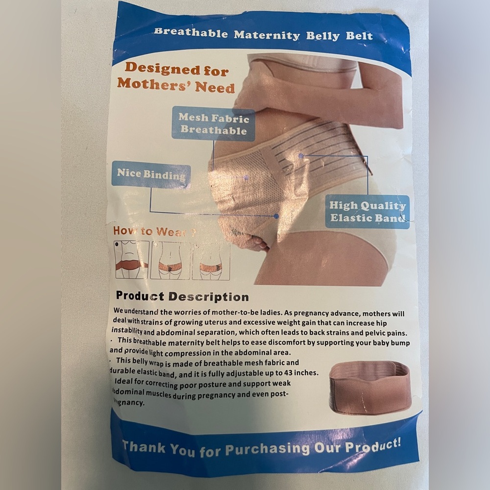 Breathable Maternity Support Band